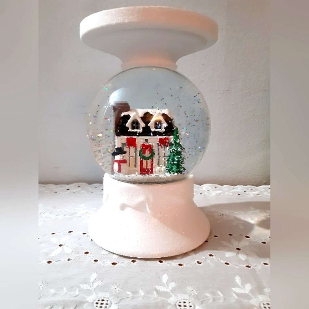 Bath and Body Works globe candle holder